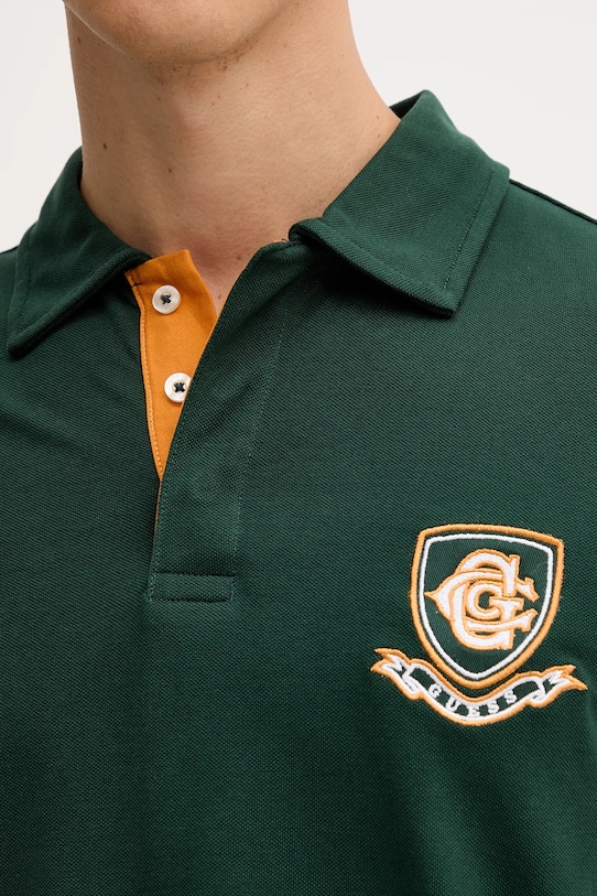 Guess longsleeve din bumbac M5YP02.KCJV1 verde