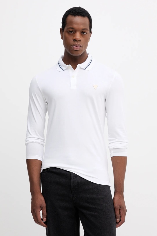 Лонгслів Guess OLIVER slim білий M5YP36.J1314