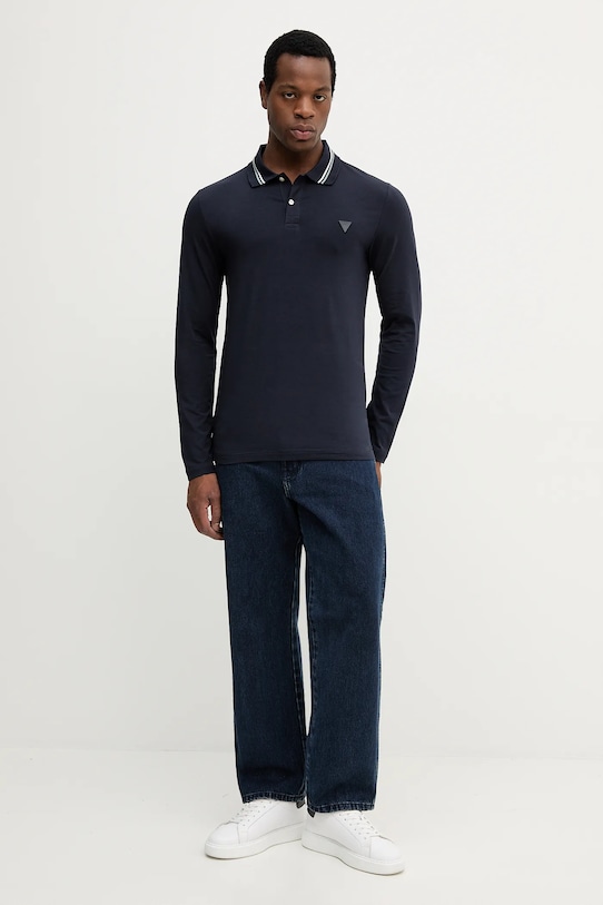 Guess longsleeve OLIVER M5YP36.J1314 granatowy AW25