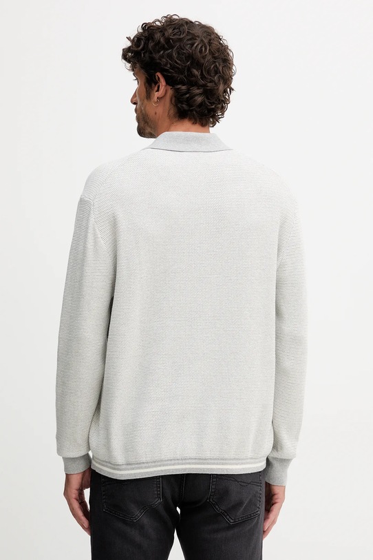 Odzież United Colors of Benetton sweter bawełniany 10C1K301N szary
