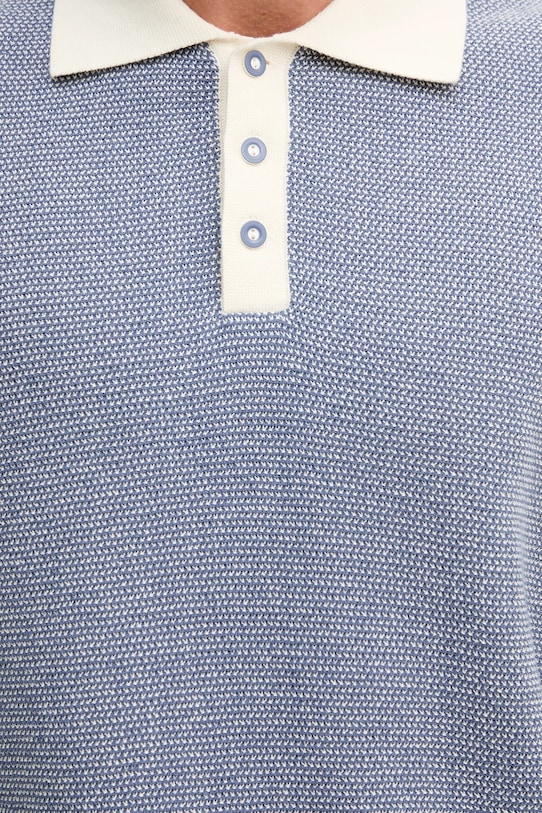 Бавовняний светр United Colors of Benetton 10C1K301N блакитний