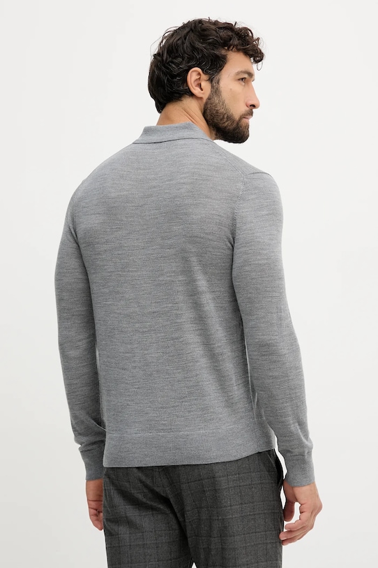 Odzież United Colors of Benetton sweter wełniany 11AHU301P szary