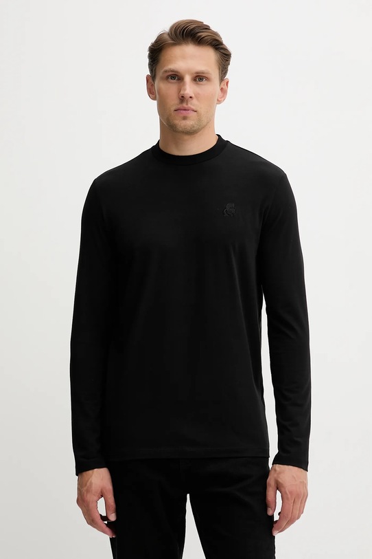 Karl Lagerfeld longsleeve uni negru 554221.755020