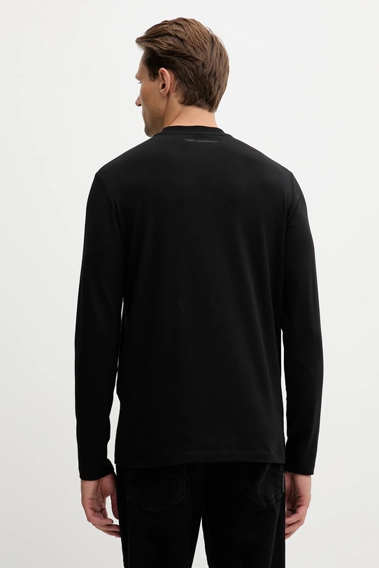 Karl Lagerfeld longsleeve 554221.755020 negru AW25