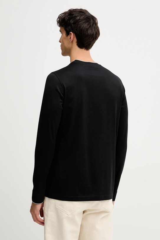 Îmbrăcăminte Karl Lagerfeld longsleeve din bumbac 554200.755001 negru