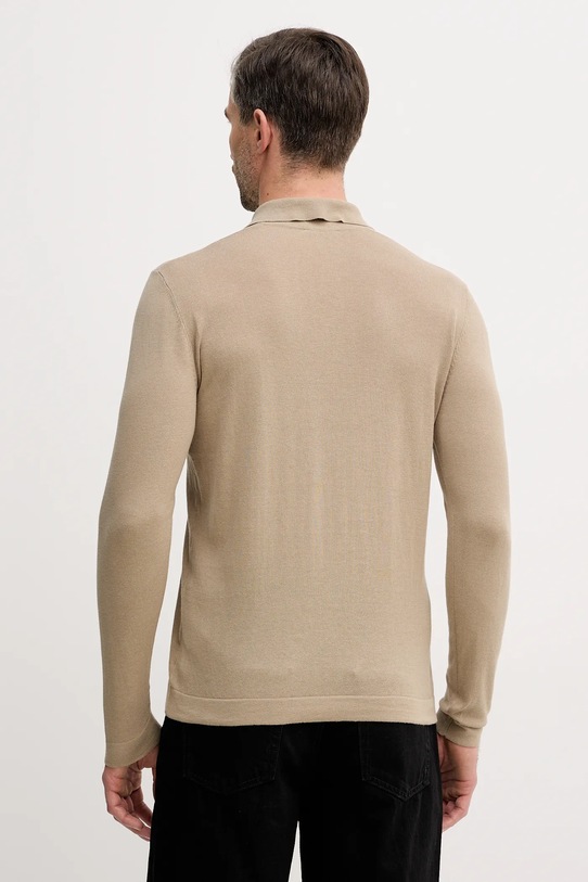 Odzież Sisley longsleeve bawełniany 1028S300P zielony