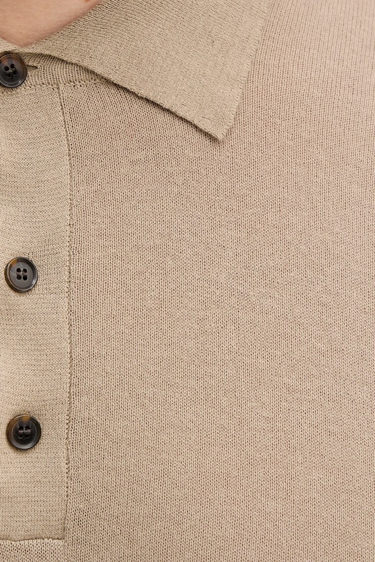 Sisley longsleeve bawełniany 1028S300P zielony