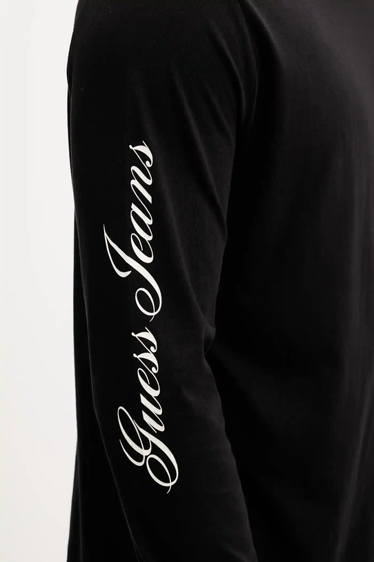 Guess Jeans longsleeve bawełniany czarny M5YI03.K8HM0