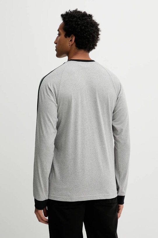 Odzież adidas Originals longsleeve bawełniany 3-Stripes JY1375 szary