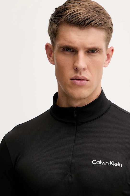 Calvin Klein Performance longsleeve treningowy czarny LVGMF5W303