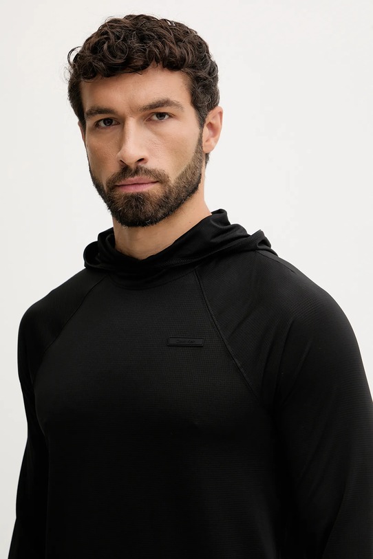 Calvin Klein Performance longsleeve treningowy czarny LVGMS5W351