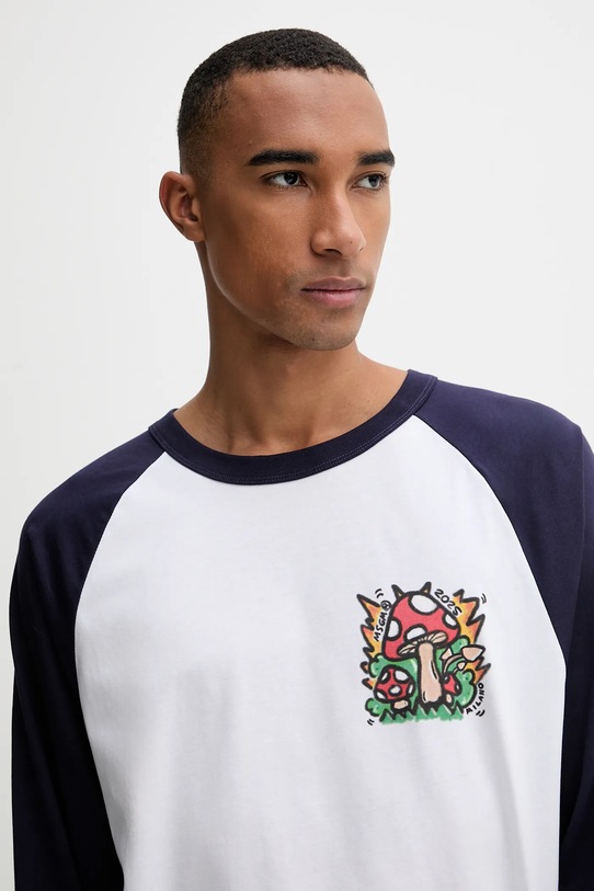 MSGM longsleeve bawełniany biały 3940MM78.257798
