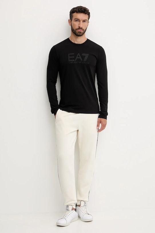 EA7 Emporio Armani longsleeve AF10373.7M000900 czarny AW25