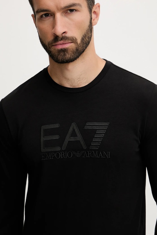 EA7 Emporio Armani camicia a maniche lunghe nero AF10373.7M000900