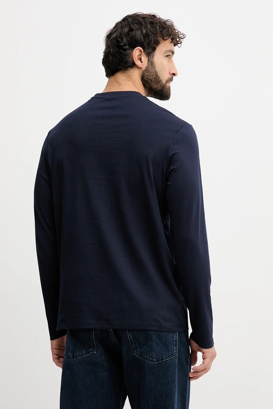 Odzież Guess longsleeve bawełniany M5BI0S.K8FQ4 granatowy