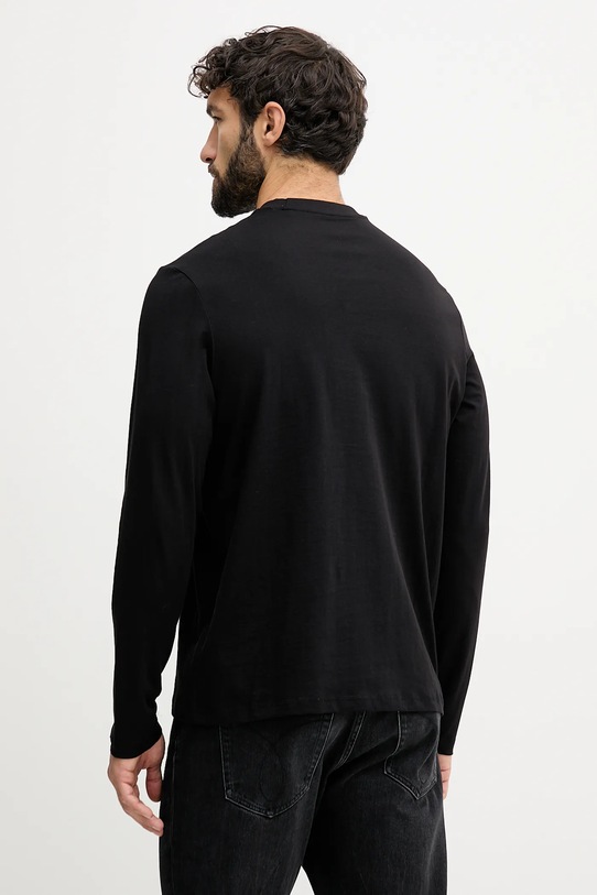 Odzież Guess longsleeve bawełniany M5BI0S.K8FQ4 czarny