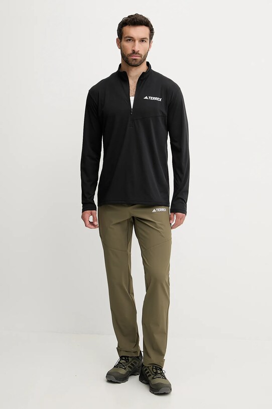 Sportovní tričko s dlouhým rukávem adidas TERREX Multi Half-Zip JF4188 černá AW25