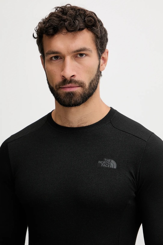 Sportovní tričko s dlouhým rukávem The North Face Easy černá NF0A8BZZJK31