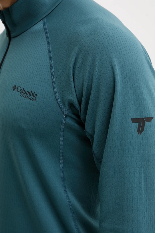 Columbia longsleeve sportowy DriVenture 2136961 turkusowy