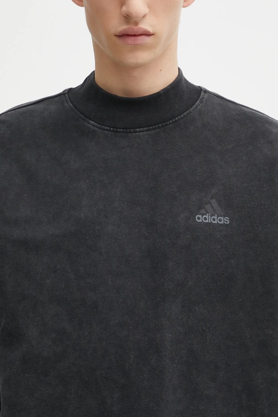 adidas Originals longsleeve bawełniany EQT Graphic Tee czarny JX1588