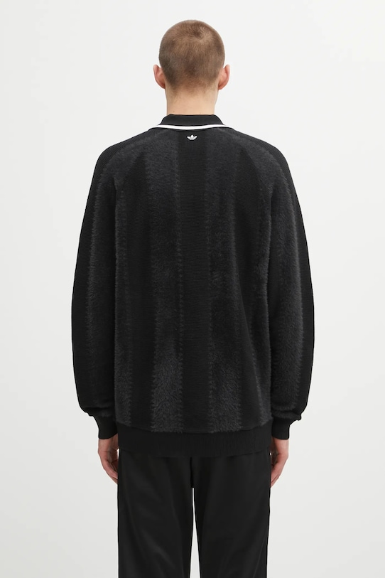 Odzież adidas Originals sweter z dodatkiem wełny Knitted Jersey JX3835 czarny