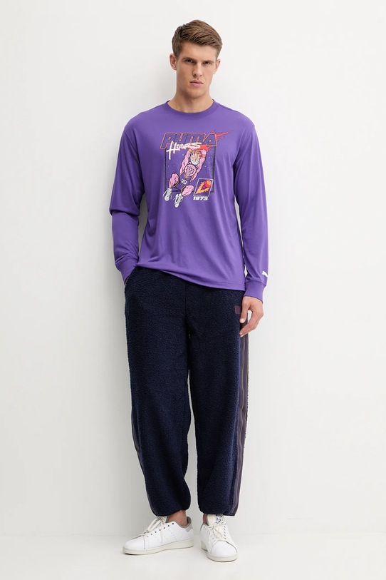 Лонгслив Puma 632903 фиолетовой AW25
