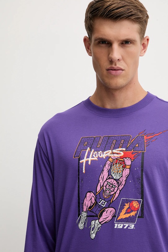 Лонгслив Puma фиолетовой 632903