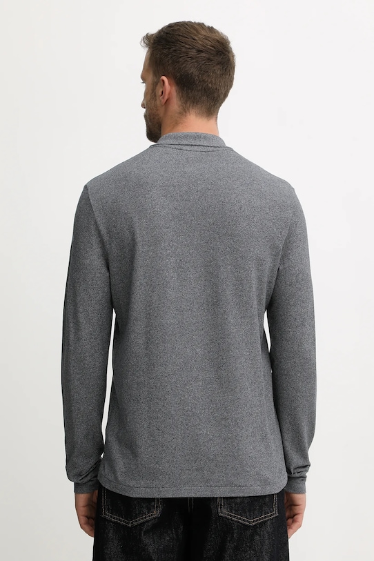 Odzież Lacoste longsleeve bawełniany L1313 szary