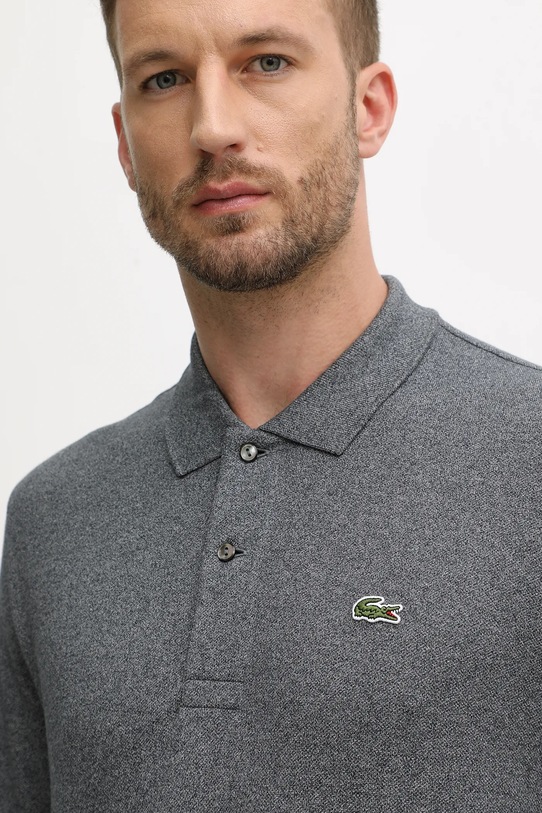 Lacoste pamut hosszúujjú szürke L1313