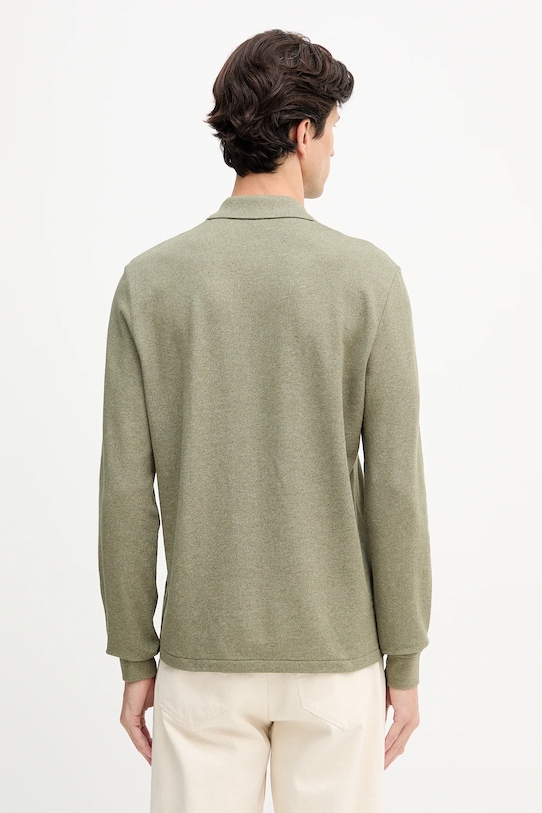 Abbigliamento Lacoste top a maniche lunghe in cotone L1313 verde