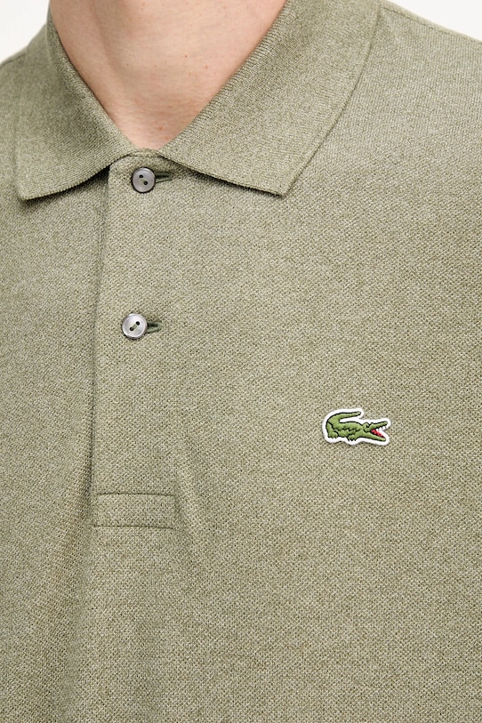 Lacoste top a maniche lunghe in cotone L1313 verde