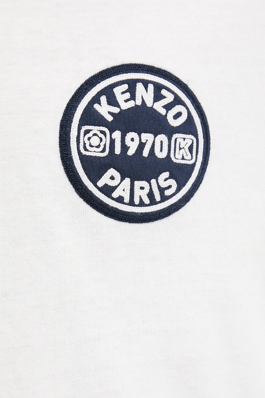 Kenzo longsleeve bawełniany FF65TL3504SI beżowy