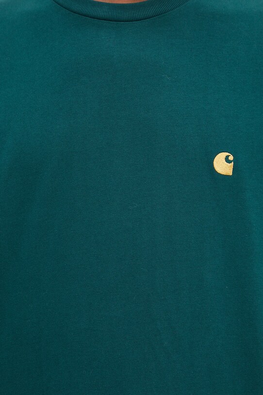 Carhartt WIP longsleeve bawełniany L/S Chase zielony I026392.30YXX