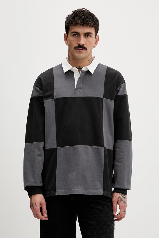 Vans bluza bawełniana wzorzyste czarny VN000P8VBLK1