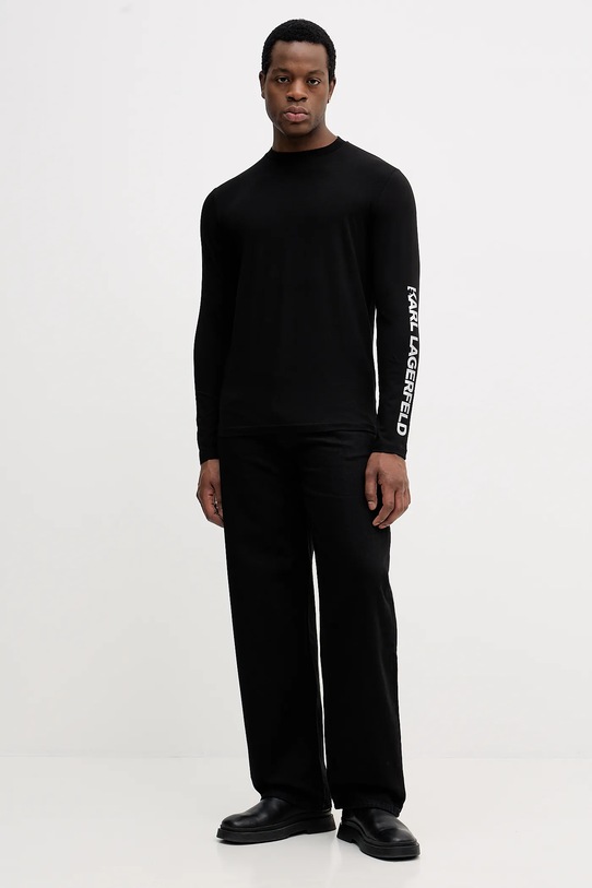 Karl Lagerfeld longsleeve 554235.755400 czarny NC25