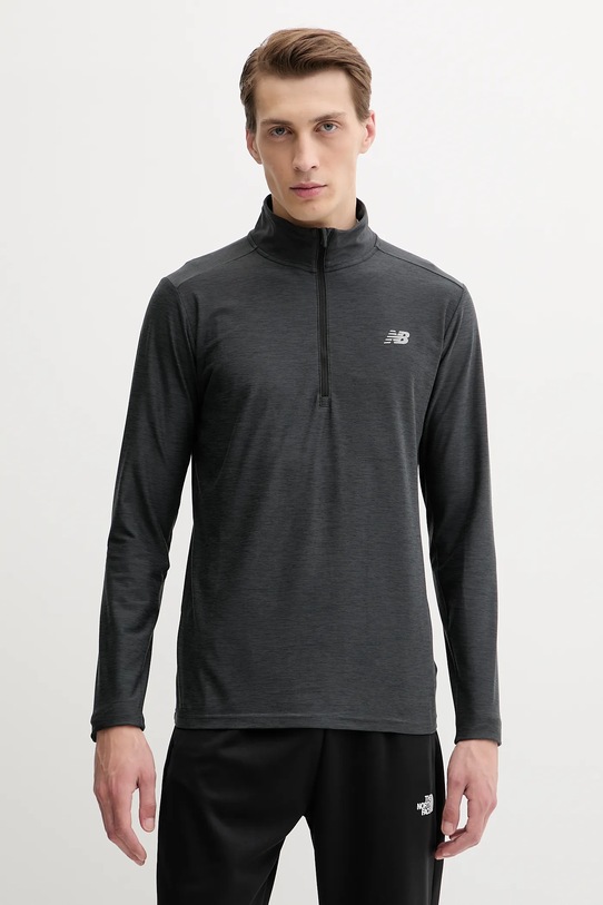 New Balance longsleeve trekking semplice grigio MT41915BKH