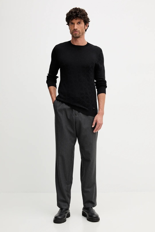 Joop! sweter 30047704 czarny AW25