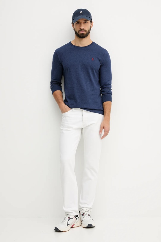 Polo Ralph Lauren longsleeve 710P01524 granatowy AW25