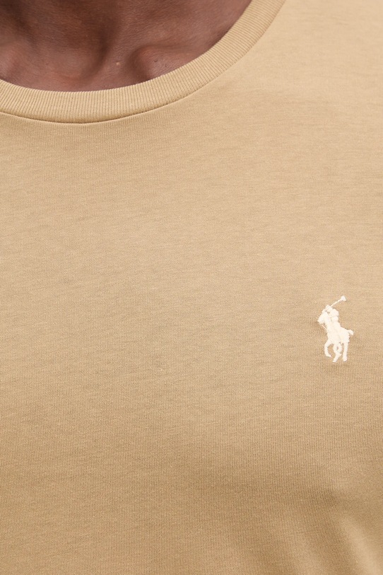 Tričko s dlhým rukávom Polo Ralph Lauren 710P01524 béžová