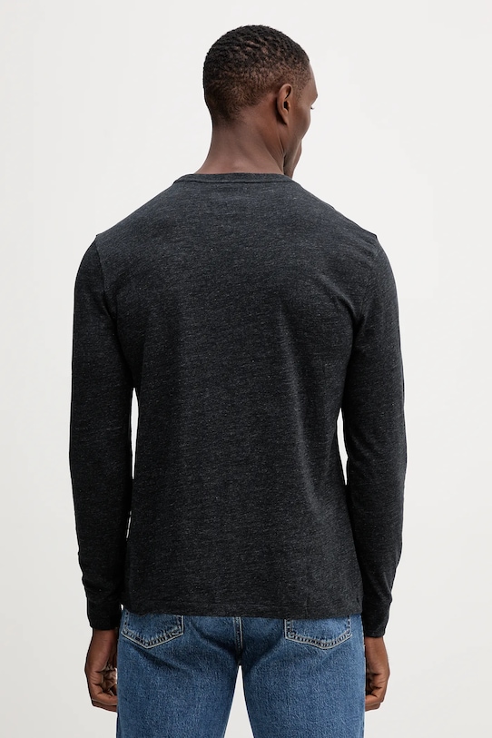 Oblečení Tričko s dlouhým rukávem Polo Ralph Lauren 710P01524 černá