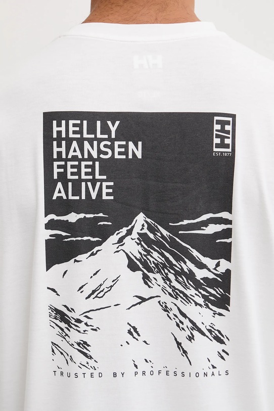 Helly Hansen longsleeve sportowy SKOG 63407 biały