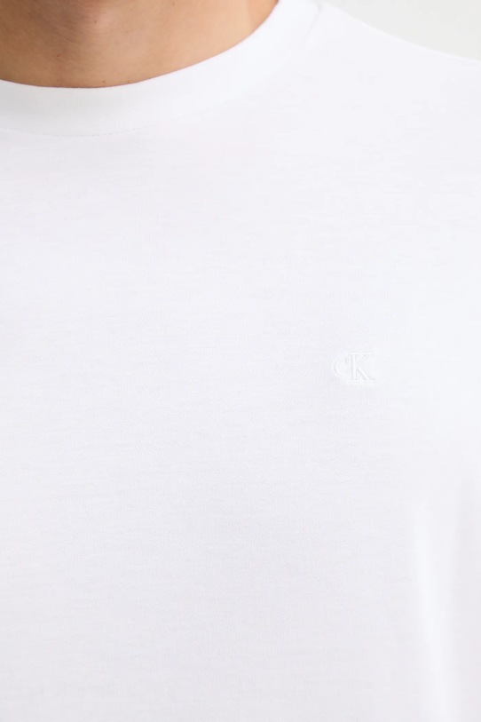 Calvin Klein longsleeve bawełniany LV04LD227G biały