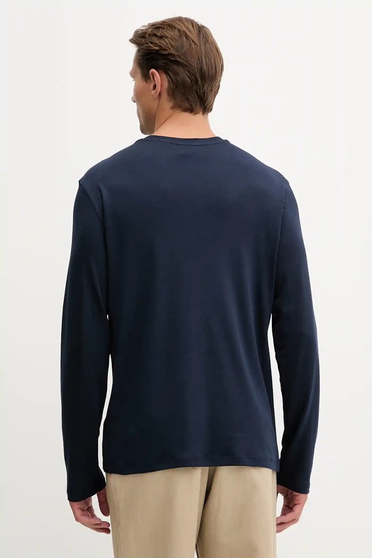 Odzież Calvin Klein longsleeve bawełniany LV04LD227G granatowy