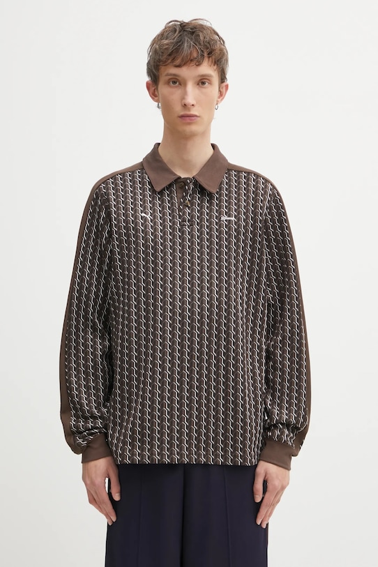 Puma longsleeve PUMA x JJJJOUND pozostałe brązowy 635538