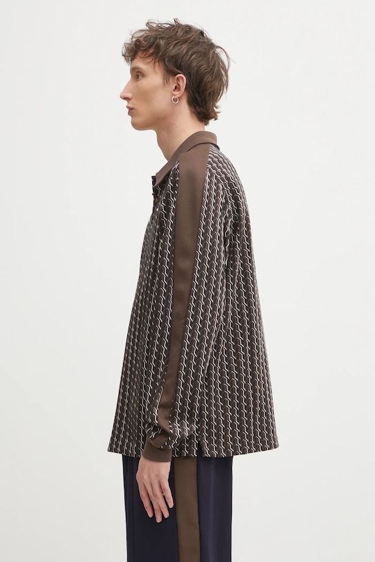 Puma longsleeve PUMA x JJJJOUND 635538 brązowy AW25