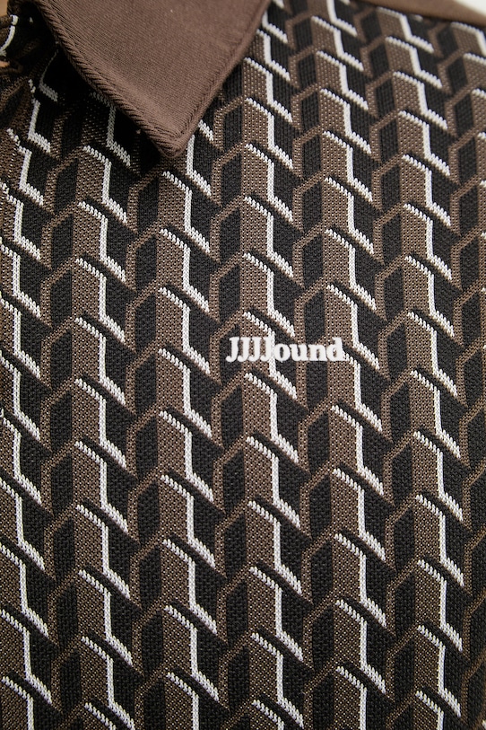 Puma hosszúujjú póló férfi pamut PUMA x JJJJOUND 635538 barna