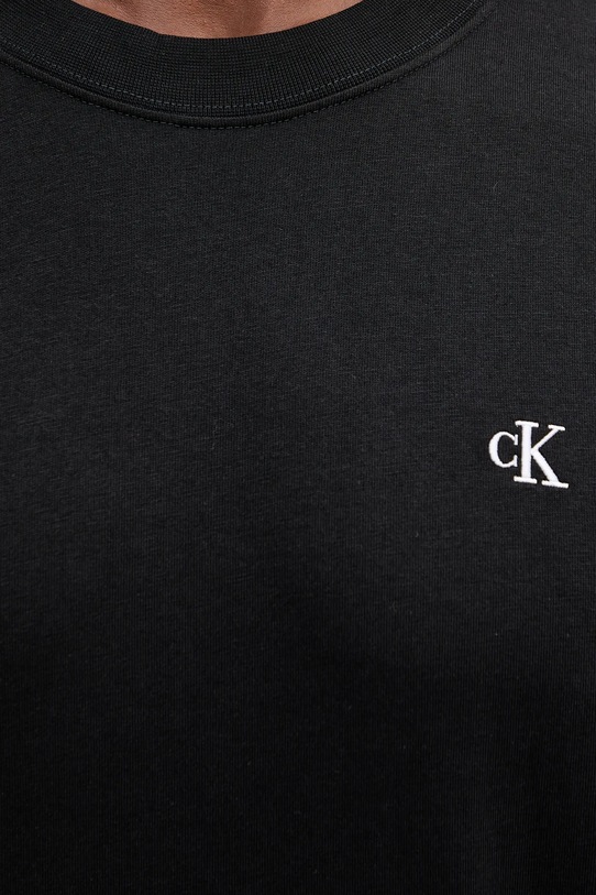 Calvin Klein Jeans top a maniche lunghe in cotone LV04RD247G nero