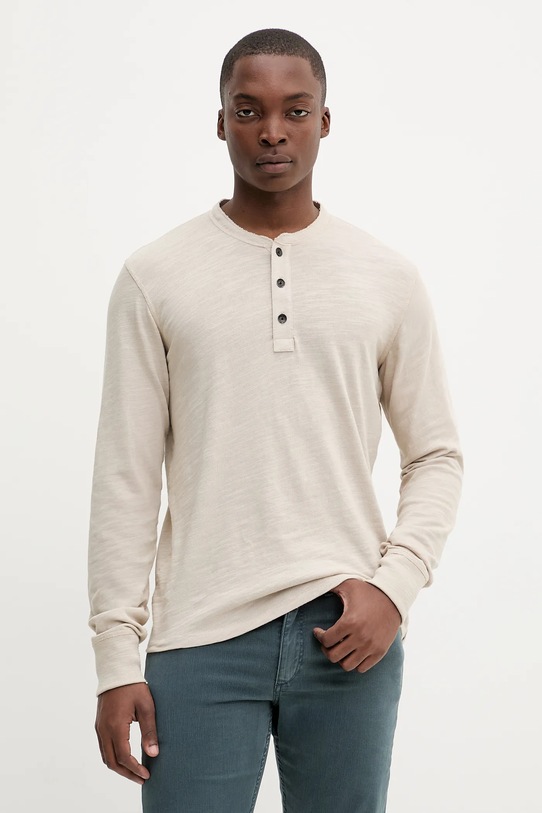 Rag & Bone longsleeve bawełniany bawełna beżowy RF2925FT2FM