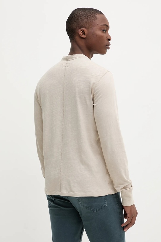 Odzież Rag & Bone longsleeve bawełniany RF2925FT2FM beżowy