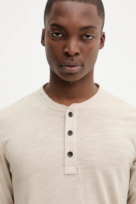Rag & Bone longsleeve bawełniany beżowy RF2925FT2FM
